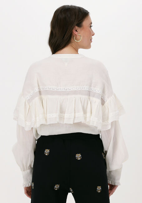 Ecru ALIX THE LABEL  LADIES WOVEN CRINKEL - large