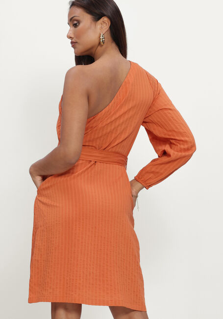 Oranje ANOTHER LABEL Mini jurk DUA DRESS L/S - large