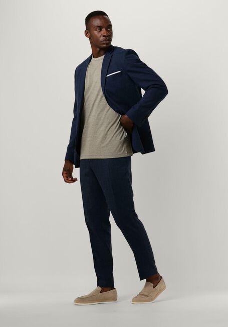 Donkerblauwe SELECTED MEN Colberts SLHSLIM-OASIS LINEN BLZ NOOS - large