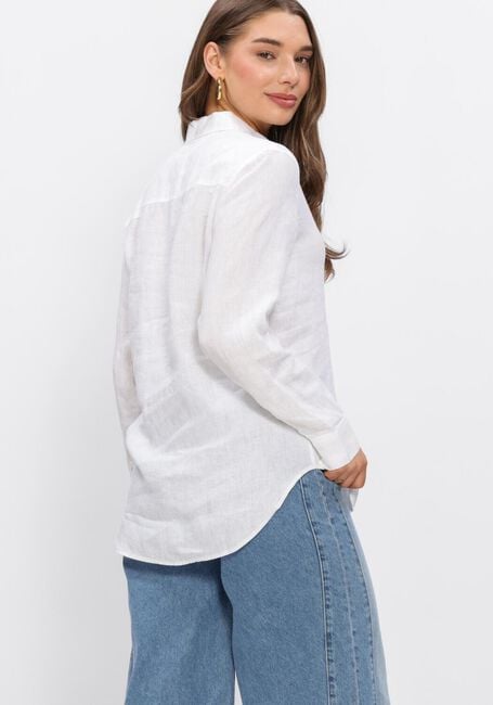 Witte TOMMY HILFIGER  ESS LINEN RELAXED LS - large