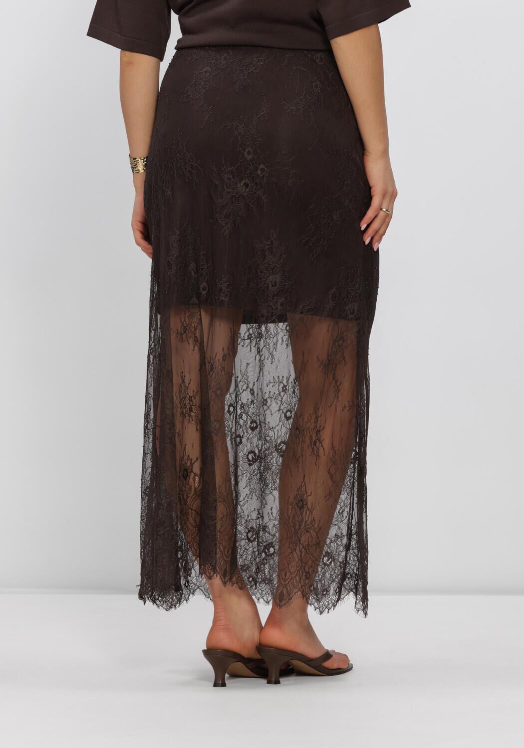 MSCH COPENHAGEN MSCHDUSTY HW SKIRT Jupes Gris clair - large