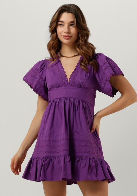 ANTIK BATIK Mini robe RODA MINI DRESS en violet - large