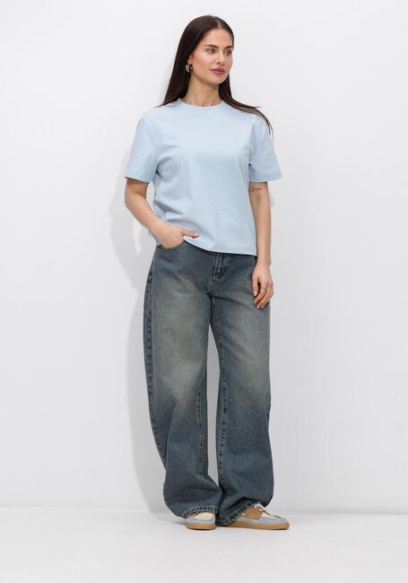 SELECTED WOMEN T-shirt SLFESSENTIAL SS BOXY TEE Bleu clair - large