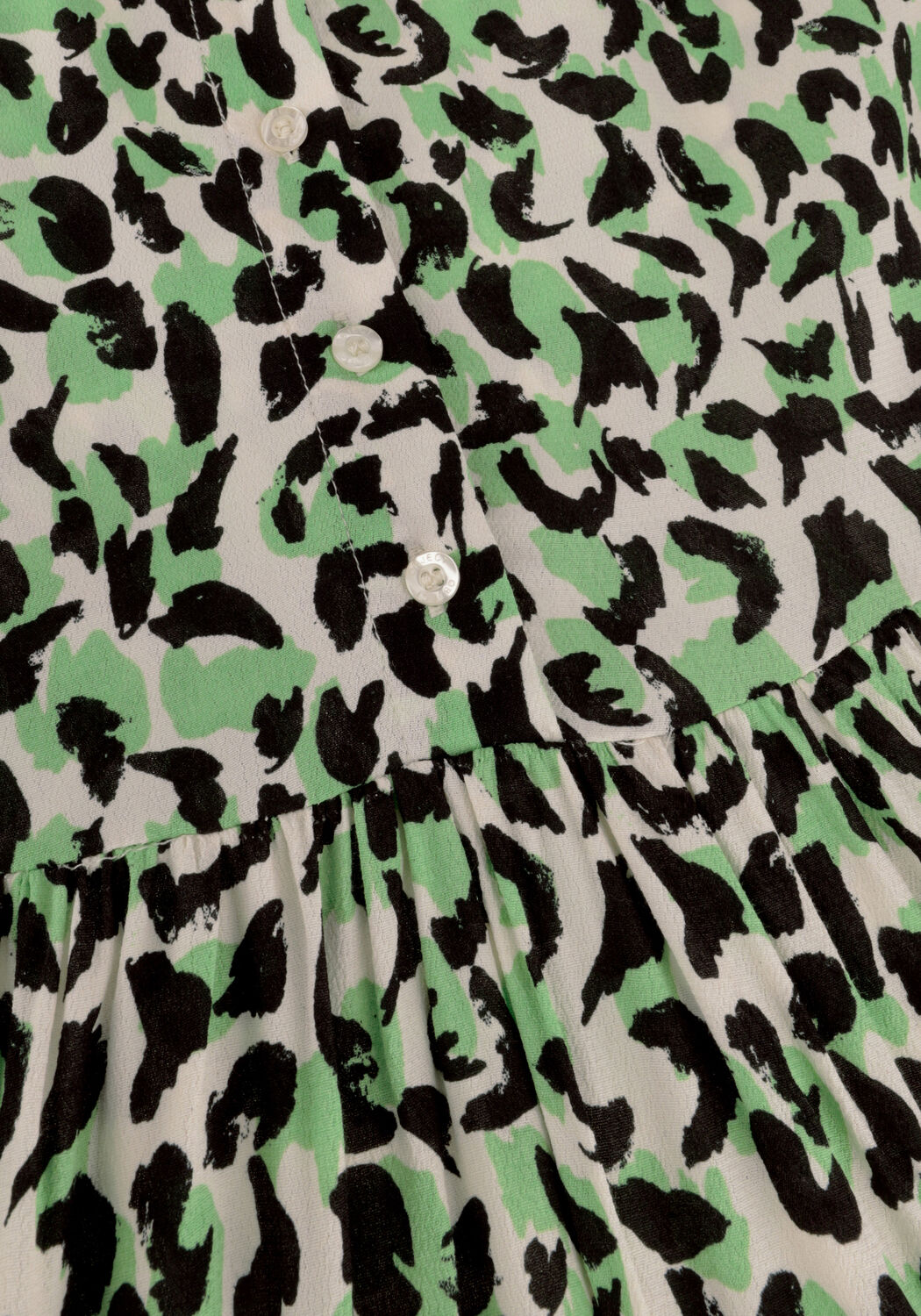 OBJECT Robe midi OBJISABELLA 2/4 DRESS en vert - large