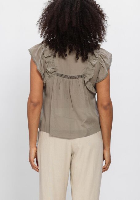 NEO NOIR JAYLA S VOILE TOP Hauts & T-shirts en vert - large