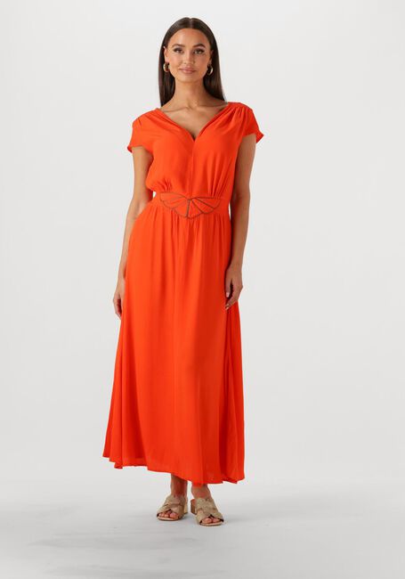 LOUIZON Robe maxi FAYENCE en orange - large