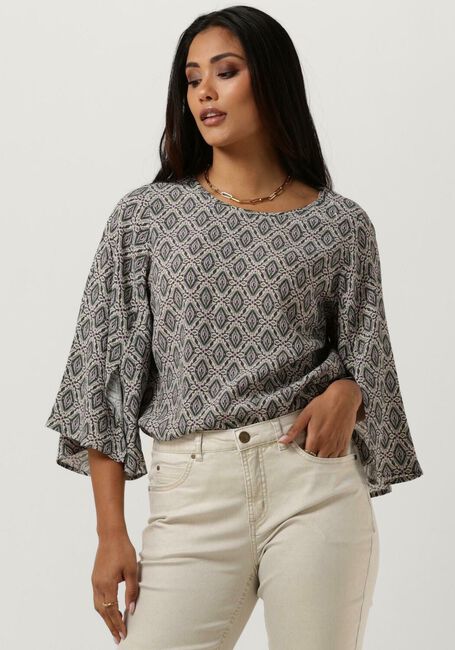 Multi SUMMUM Top TOP FLARE SLEEVES IKAT VISCOSE - large