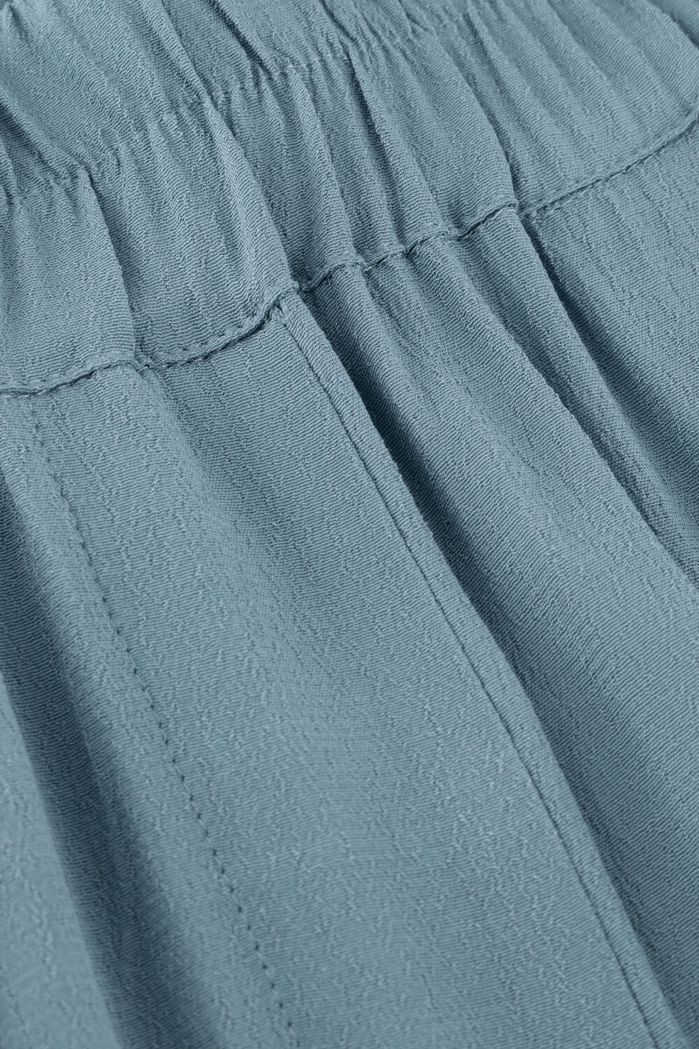 BY-BAR Pantalon large BENJI VISCOSE PANTS en bleu - large