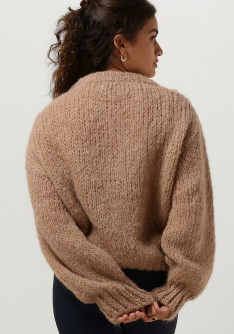 AMERICAN DREAMS Pull LEONNIE ALPACA PULLOVER en beige - large