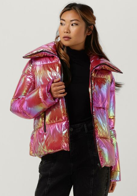 CANADIAN Veste matelass&eacute; RECLYLED SHINY GLOW en rose - large