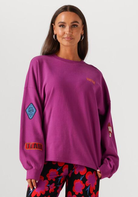 HARPER & YVE Chandail PATCH-SW en violet - large