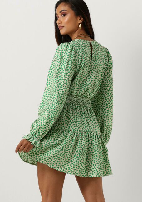 LOLLYS LAUNDRY Mini robe PARINA DRESS en vert - large