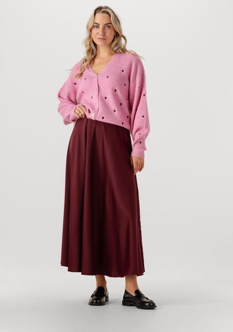 Bordeaux Y.A.S. Maxirok YASPELLA HW VOLUME ANKLE SKIRT - large