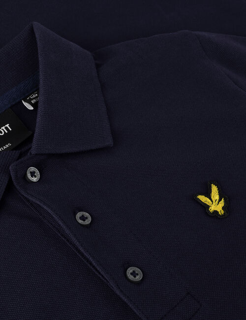 LYLE & SCOTT Polo PLAIN POLO SHIRT B Bleu foncé - large