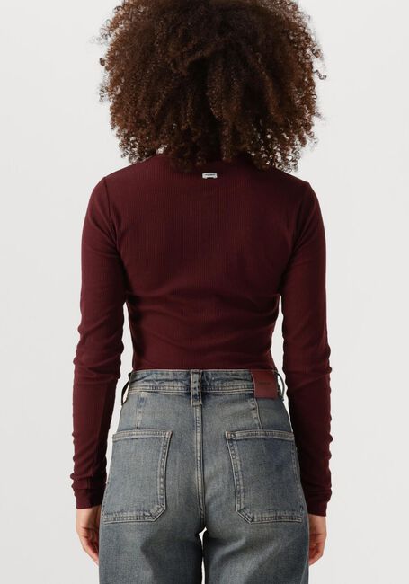 PENN & INK LONGSLEEVE W25F1720-A Hauts & T-shirts en rouge - large