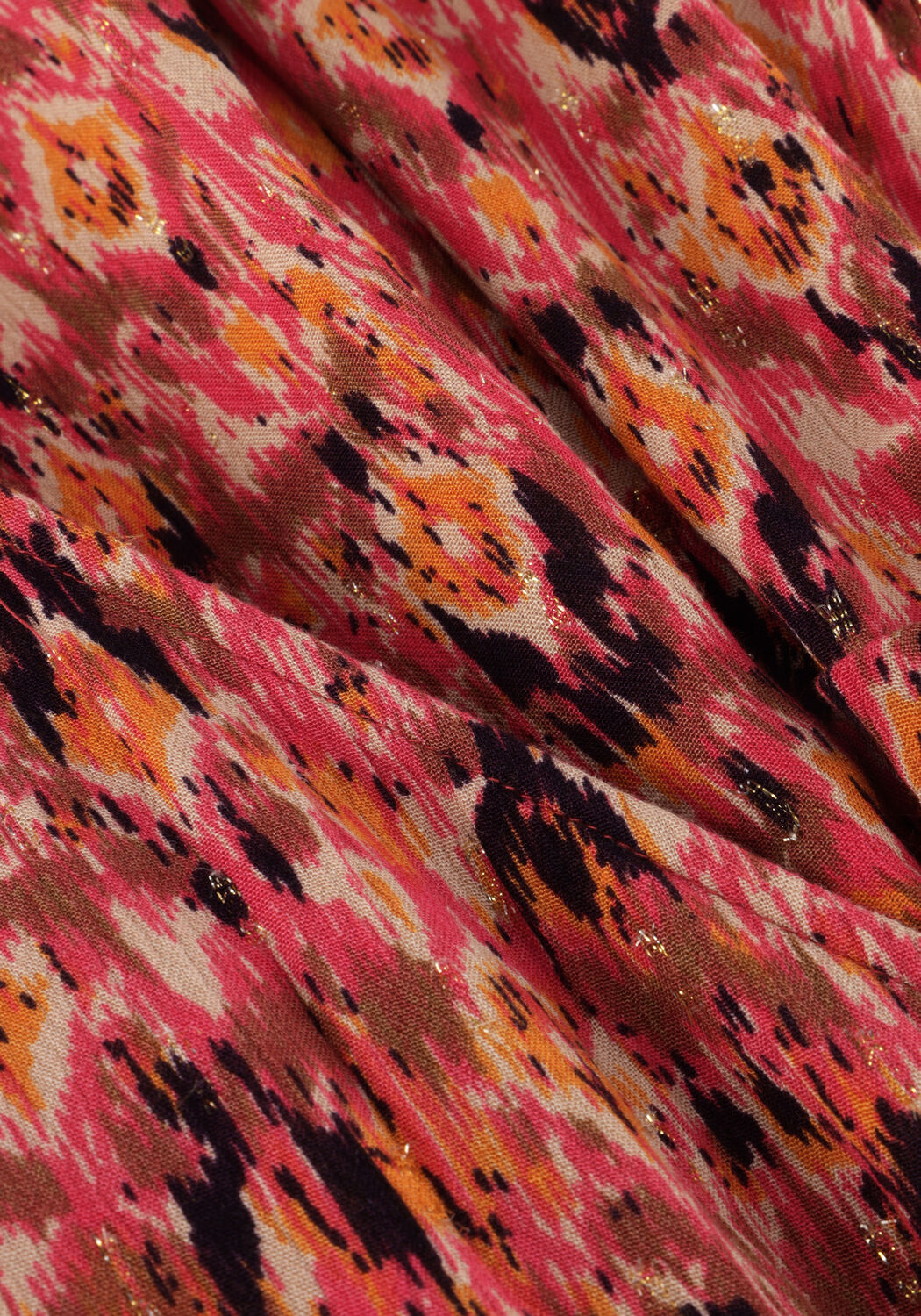 AAIKO Robe midi PIDA IKAT VIS 512 en multicolore - large