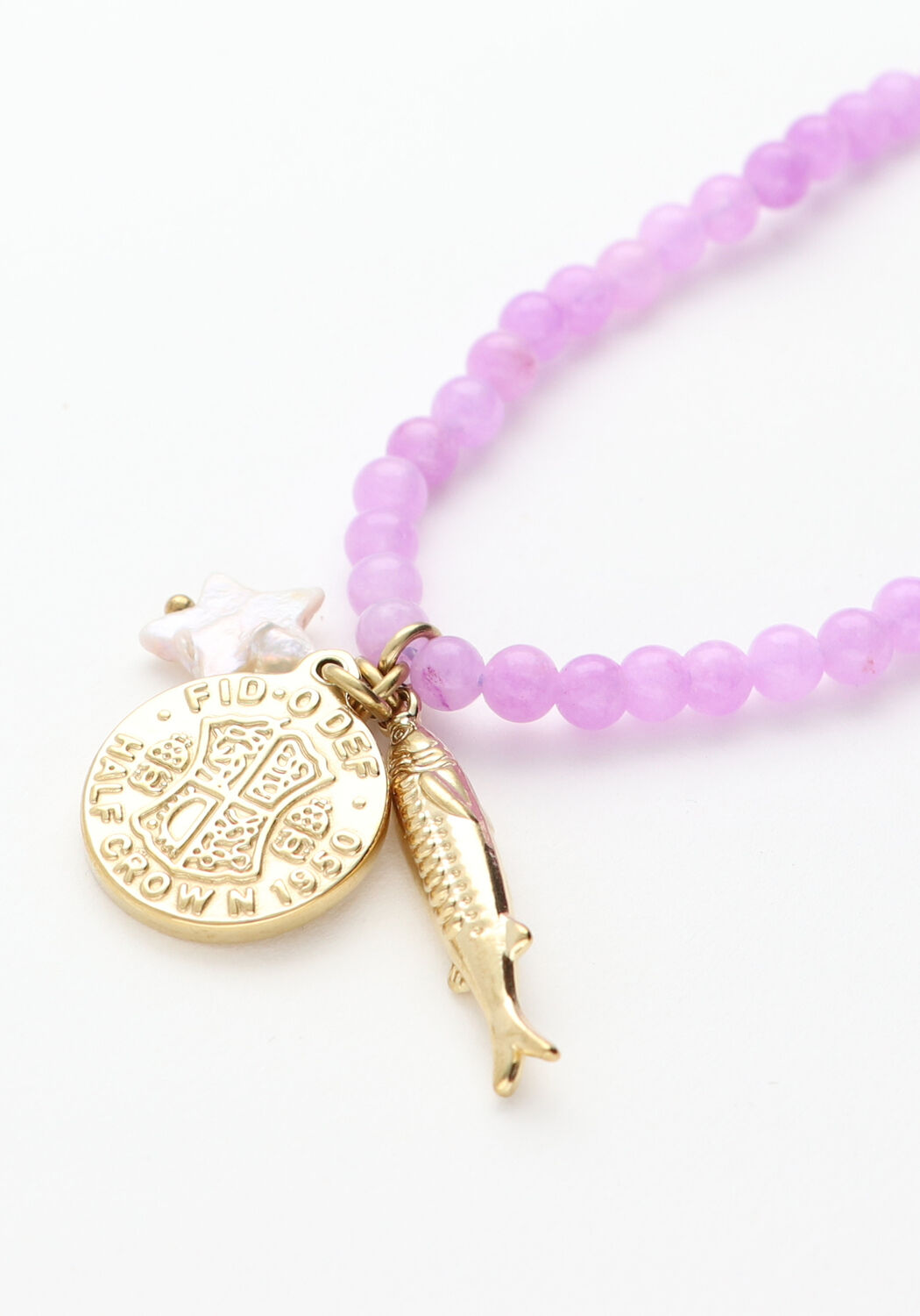 BONNIE STUDIOS Colliers LILA PENDANT TRIO NECKLACE Lilas - large
