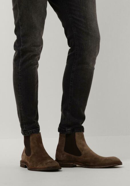 FLORIS VAN BOMMEL Bottines chelsea SFM-60048 en taupe - large