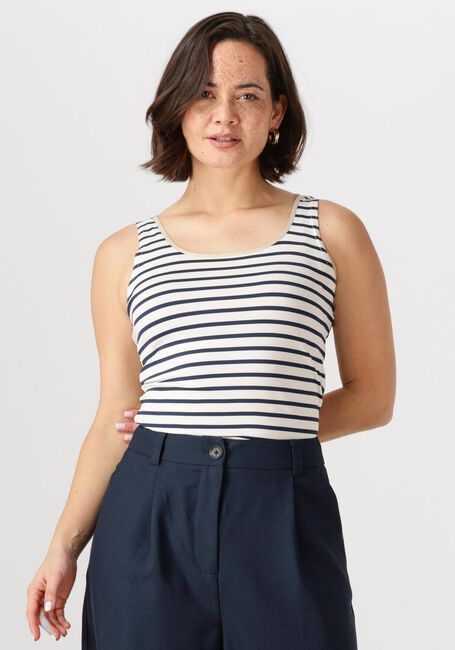 NUKUS Haut JUBA SINGLET STRIPE en bleu - large