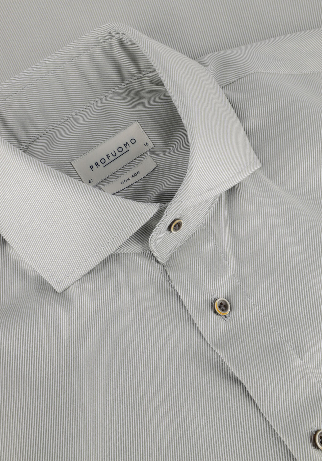 PROFUOMO Chemise classique SHIRT CUTAWAY SC SF NON IRON en vert - large