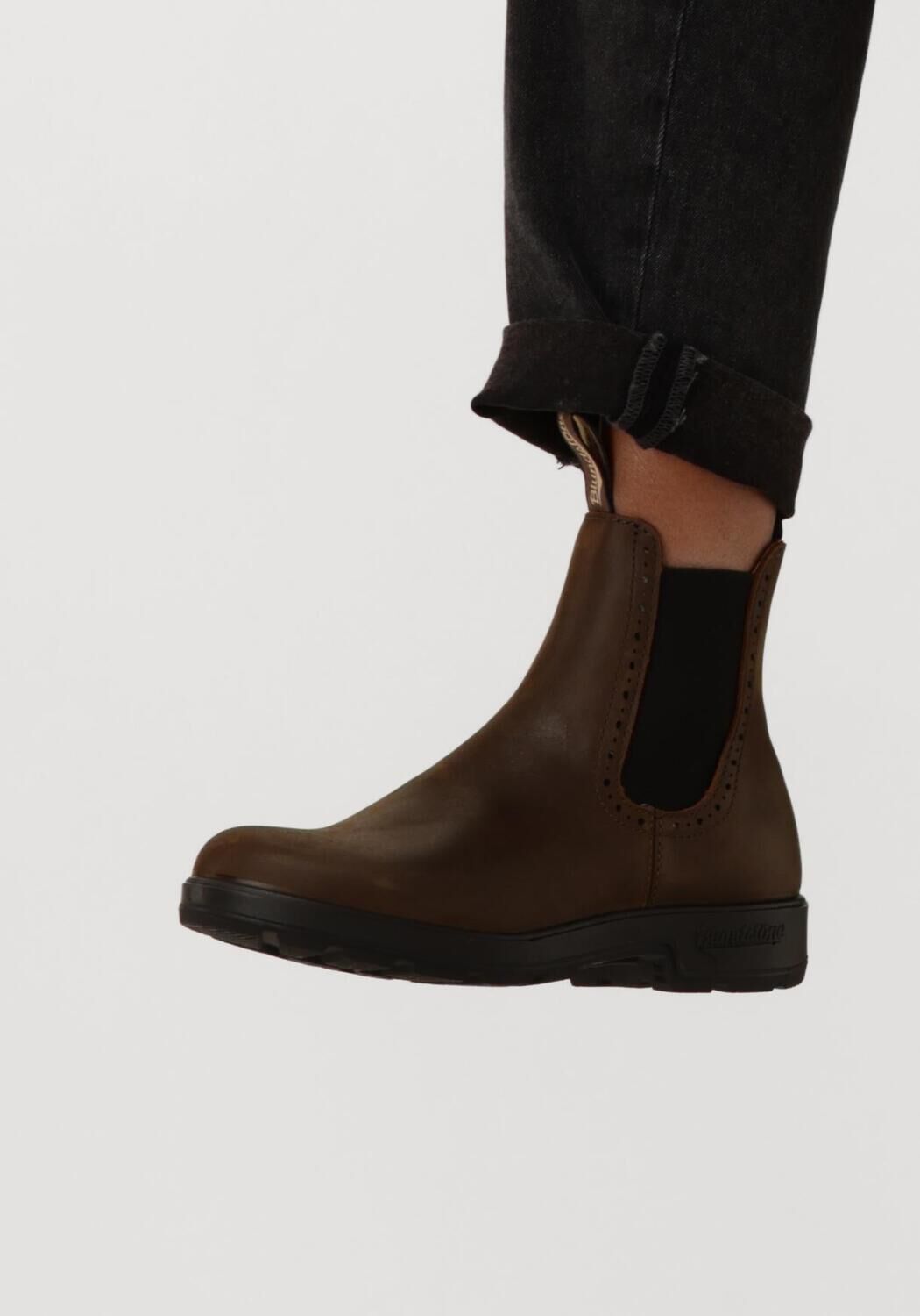 BLUNDSTONE Bottines chelsea WOMEN'S HIGH TOP en marron - large