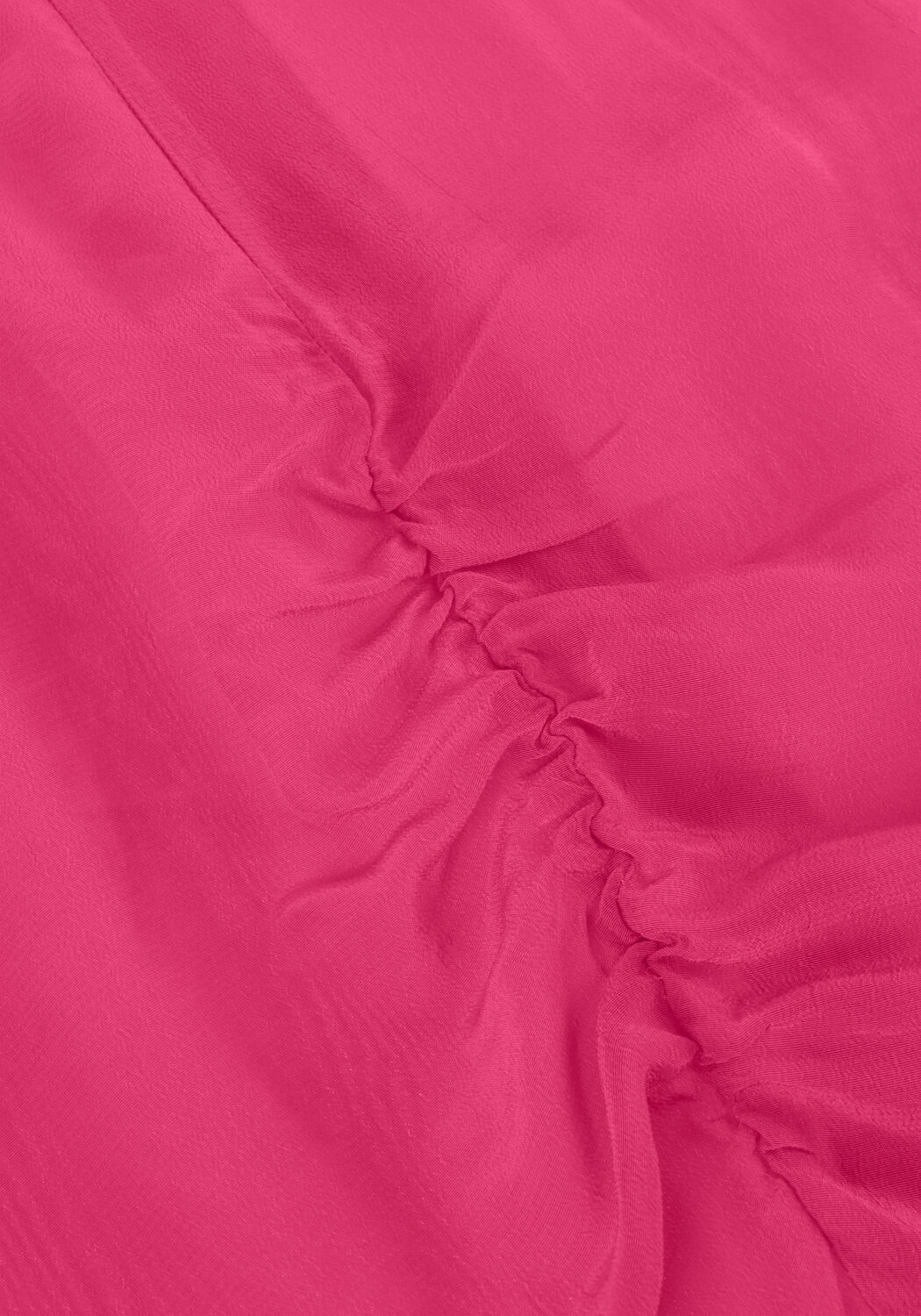 Roze SCOTCH & SODA  RUCHED WAIST BLOUSE WITH EXTENDED SHOULDER - large