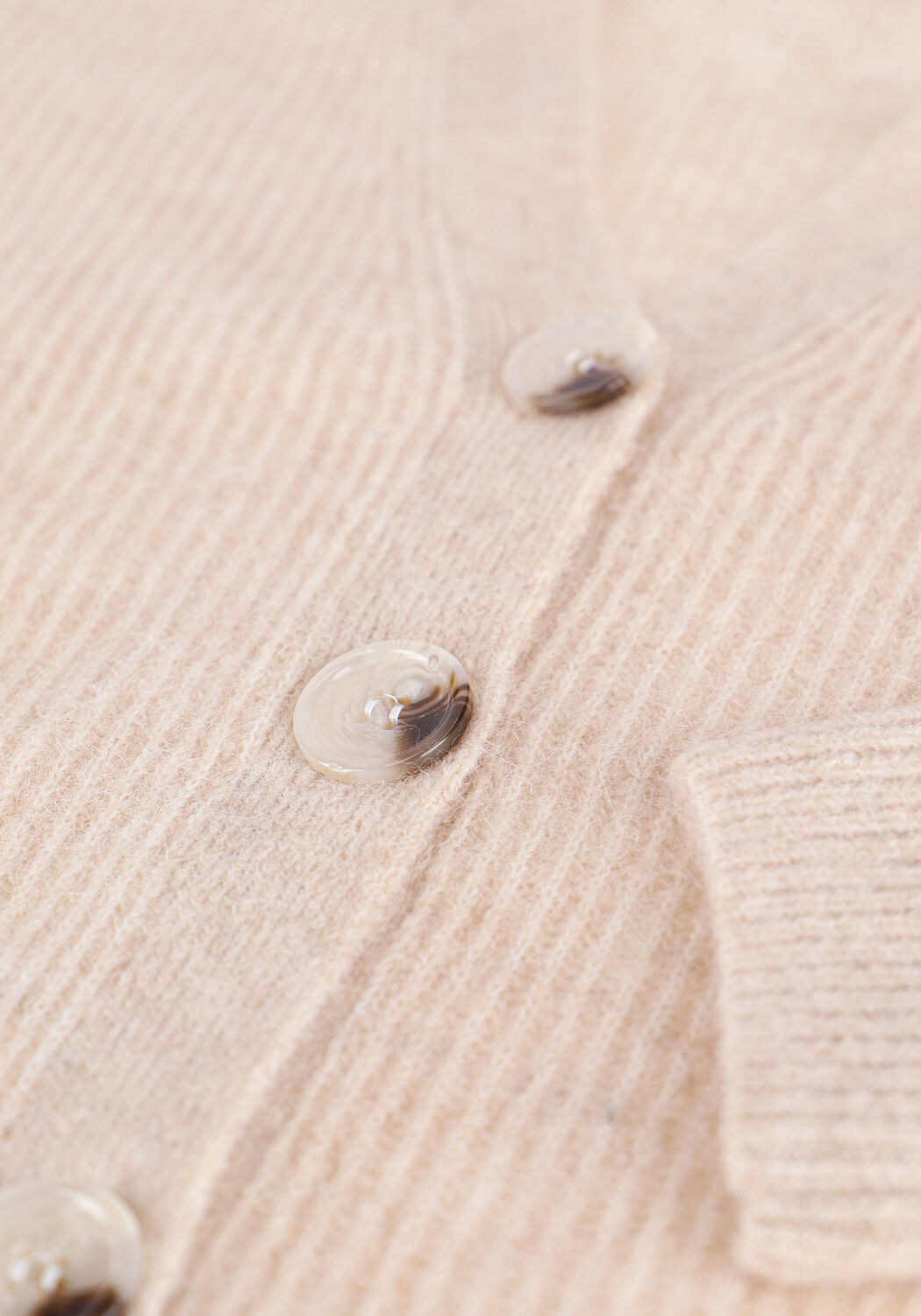 NEO NOIR Gilet GIMMA KNIT CARDIGAN Sable - large