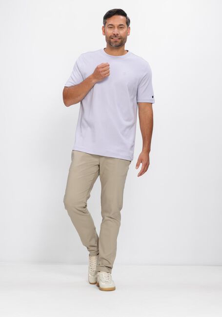 CAST IRON T-shirt REGULAR FIT INTERLOCK Lilas - large