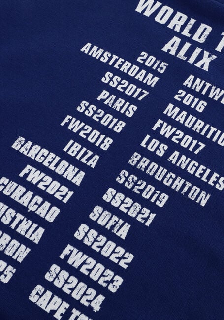 Donkerblauwe ALIX MINI Sweater ON TOUR SWEATER - large