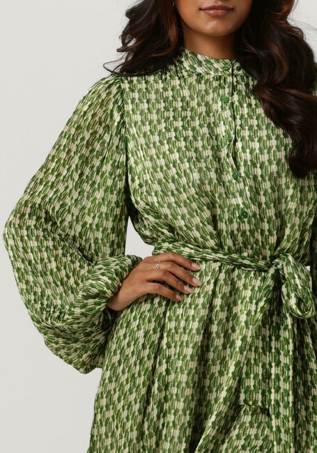Groene NOTRE-V Mini jurk NV-BLAIR MINI DRESS - large