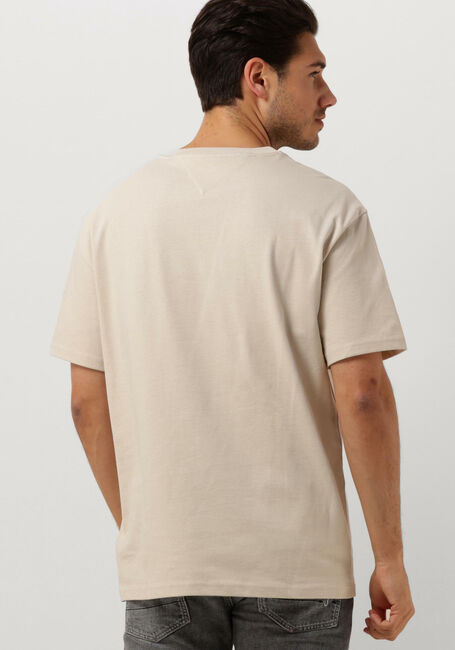 TOMMY JEANS T-shirt TJM REG S NEW CLASSICS TEE EXT en beige - large
