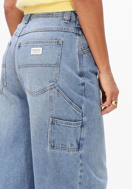 Lichtblauwe ABRAND JEANS Wide jeans MID SUPER BAGGY - large