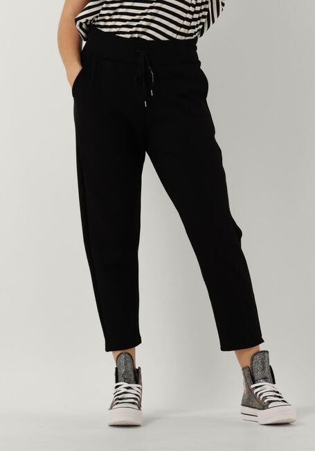 Zwarte 10DAYS Pantalon HIGH WAIST JOGGER - large