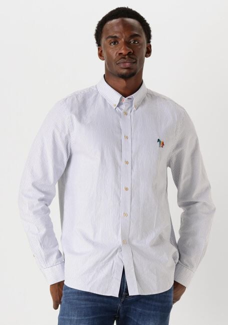 Blauwe PS PAUL SMITH Klassiek overhemd MENS LS REGULAR FIT SHIRT - large