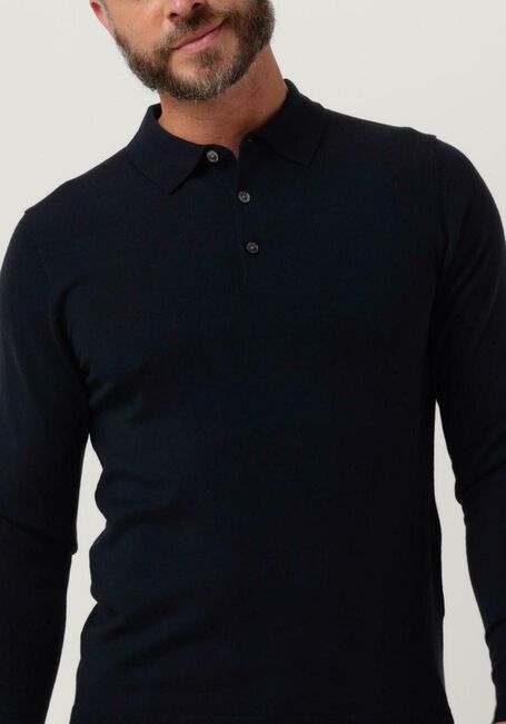 PROFUOMO Polo POLO LONGSLEEVE Bleu foncé - large