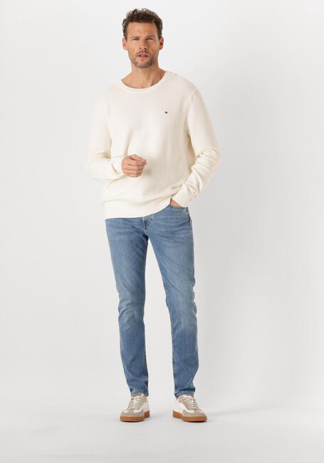 Creme TOMMY HILFIGER Trui ESSENTIAL STRUCTURE CREW NECK - large