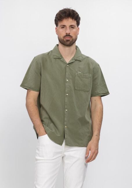 BARBOUR Chemise d&eacute;contract&eacute; LANDKEY OVERDYED en vert - large