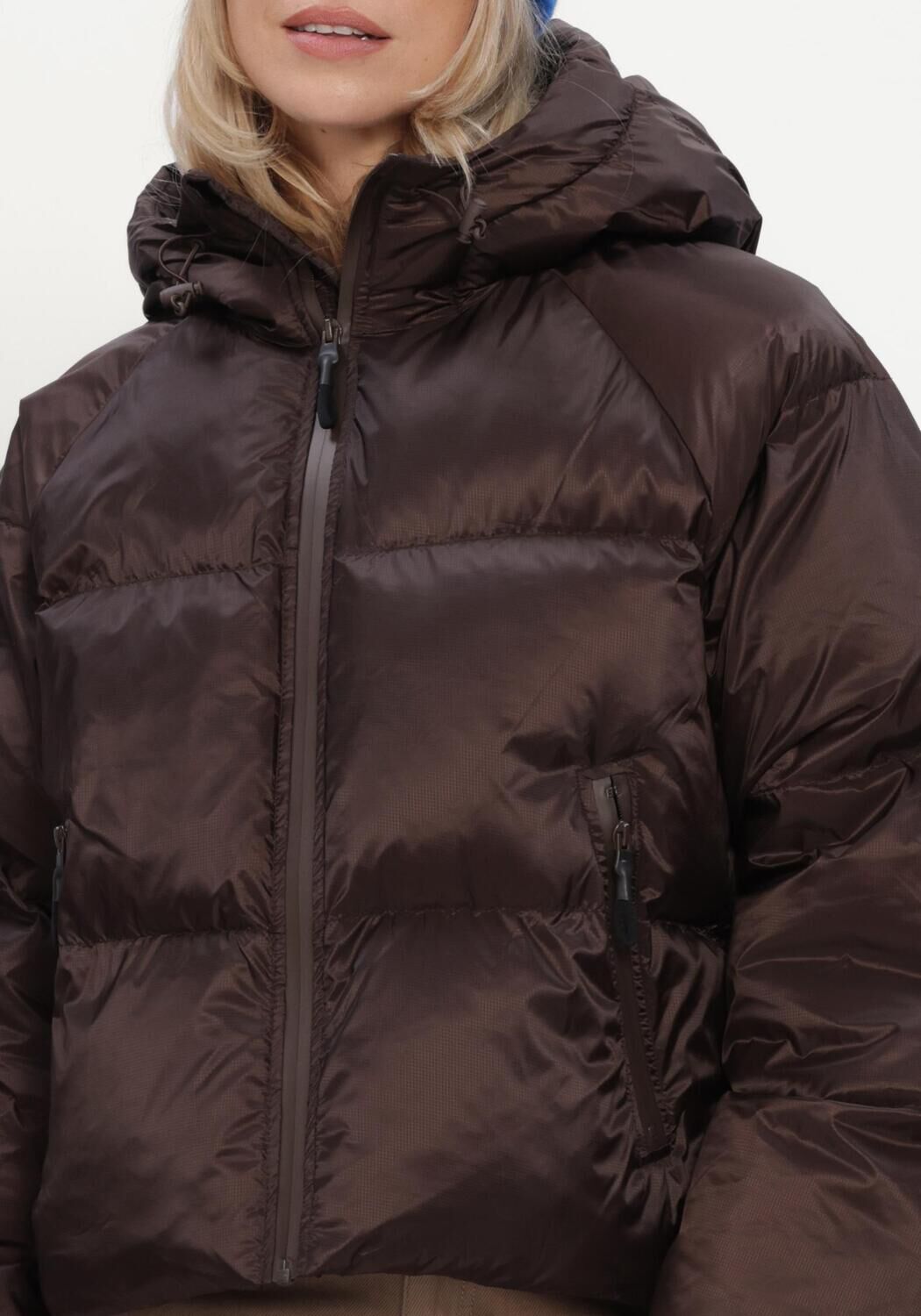 WITHBLACK Veste matelass&eacute; WBLEMMA SHORT DOWN PUFFER JKT en marron - large