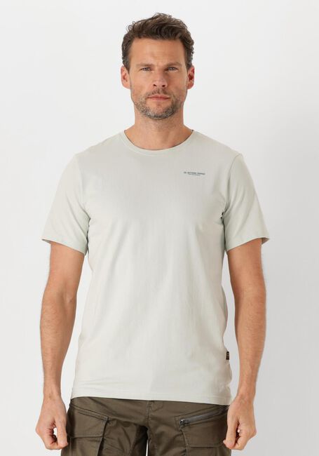 G-STAR RAW T-shirt SLIM BASE R T S/S Écru - large