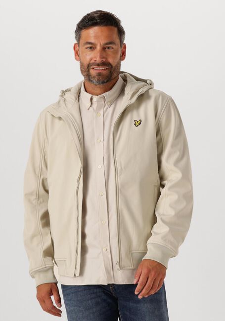 LYLE & SCOTT Jack FLEECE BACK SOFTSHELL Écru - large