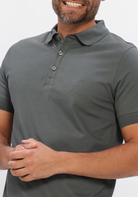 GENTI Polo POLO 3 BUTTON SS 1219 en gris - large