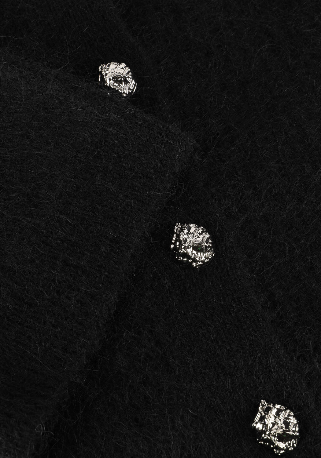 Zwarte SECOND FEMALE Vest ANDRIA KNIT CARDIGAN - large