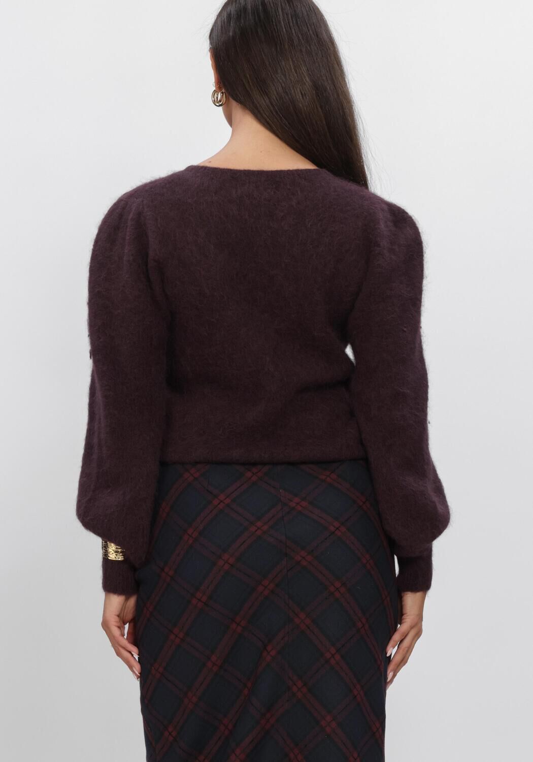 AAIKO Pull DENIZE WP 389 Bordeaux - large