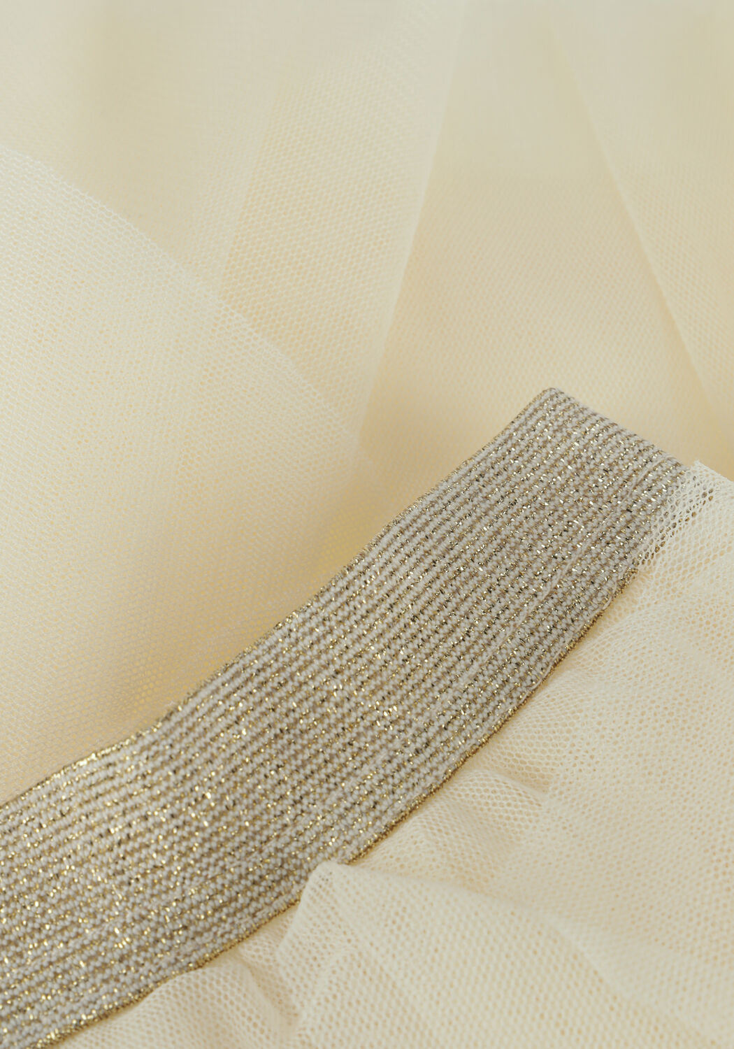 LIKE FLO Mini-jupe FLO MESH SKIRT &Eacute;cru - large