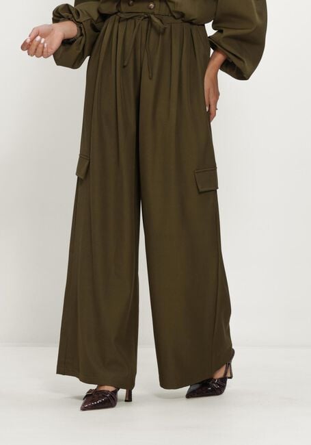 REFINED DEPARTMENT Pantalon large LADIES WOVEN WIDE LEG CARGO PANTS MILA Kaki - large