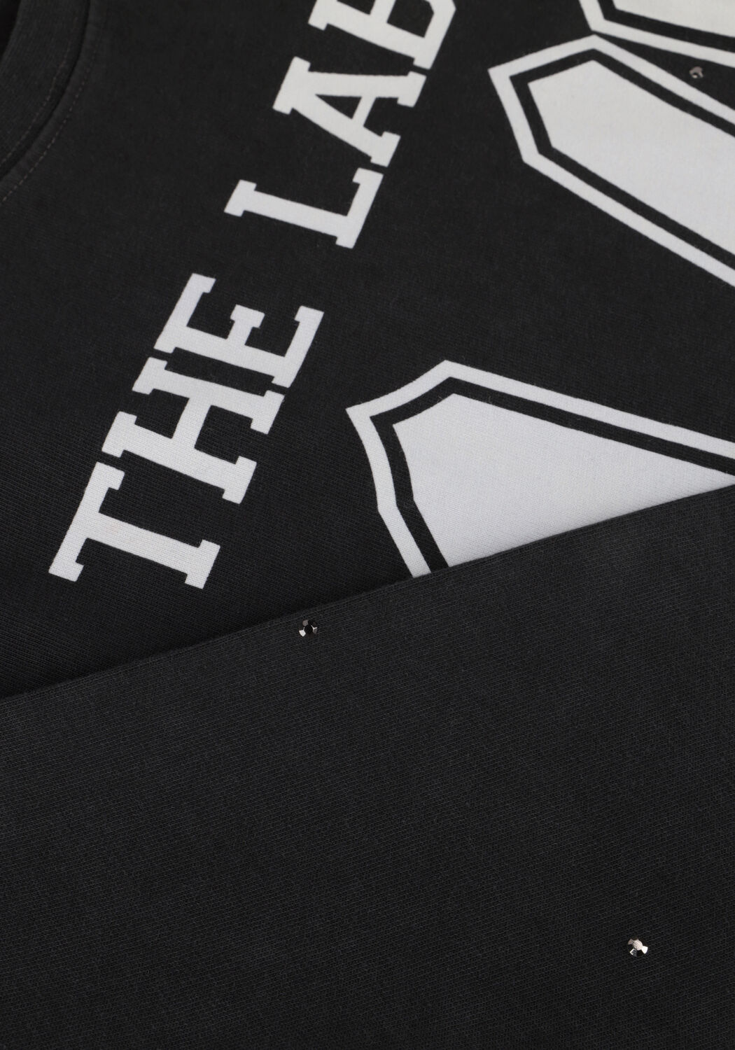 ALIX THE LABEL T-shirt LADIES KNITTED SPORTY STUDS T-SHIRT Gris fonc&eacute; - large