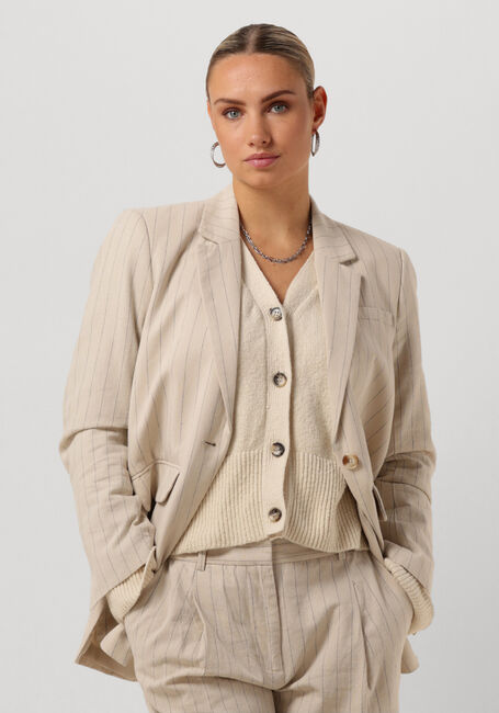 MSCH COPENHAGEN Blazer MSCHJONALYN SLIT BLAZER STP en beige - large