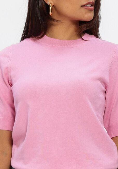 Y.A.S. Pull YASLENA SS KNIT PULLOVER en rose - large