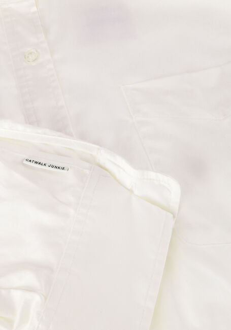 Witte CATWALK JUNKIE  CROPPED BUTTON UP BLOUSE Witte CATWALK JUNKIE  CROPPED BUTTON UP BLOUSE - large