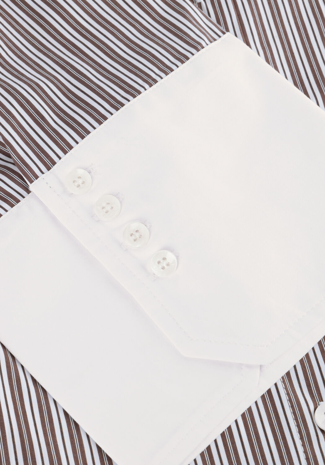 Bruine NEO NOIR  DRANILA STRIPE SHIRT - large